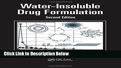 [PDF] Water-Insoluble Drug Formulation, Second Edition Book Online