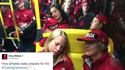 Rio 2016- Athlete's-eye view of the closing ceremony - YouTube