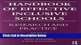 Ebook Handbook of Effective Inclusive Schools: Research and Practice Full Online