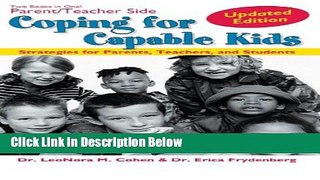 Books Coping for Capable Kids Updated Edition: Strategies for Parents, Teachers, and Students Free