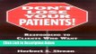 Ebook Don t Lose Your Patients: Responding to Clients Who Want to Quit Treatment Free Online