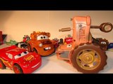 Pixar Cars Character Encyclopedia Tractor Tipping with Mater and Lightning McQueen Part 9