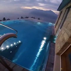 It is so beautiful blue blue pool