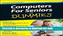 [PDF] Computers For Seniors For Dummies Popular Online