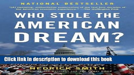 [PDF] Who Stole the American Dream? Full Online