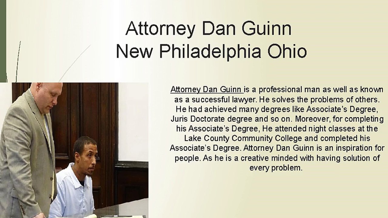 Attorney Dan Guinn New Philadelphia Ohio