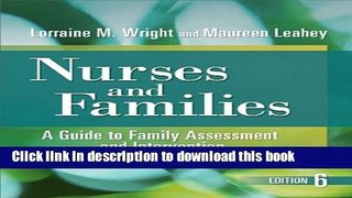 [PDF] Nurses and Families: A Guide to Family Assessment and Intervention Full Colection