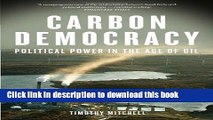 [PDF] Carbon Democracy: Political Power in the Age of Oil Full Colection