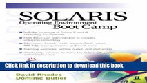[Read PDF] Solaris Operating Environment Boot Camp Download Online