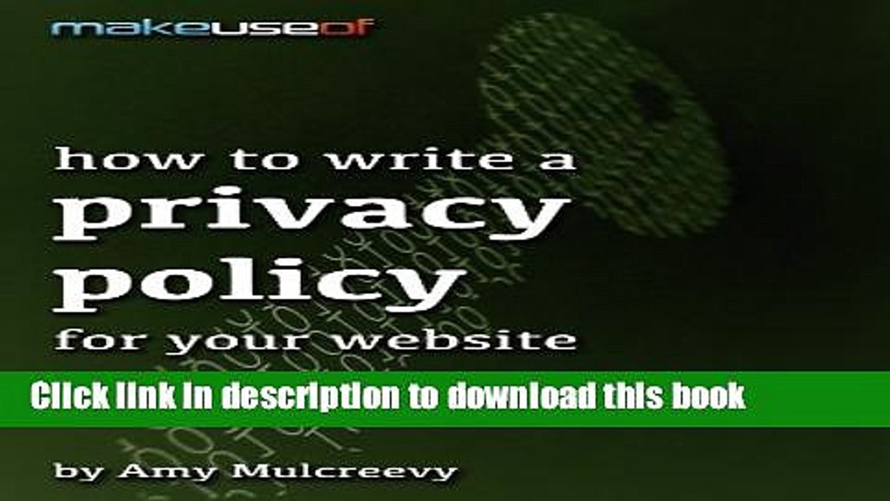 [PDF] How To Write A Privacy Policy For Your Website Full Colection