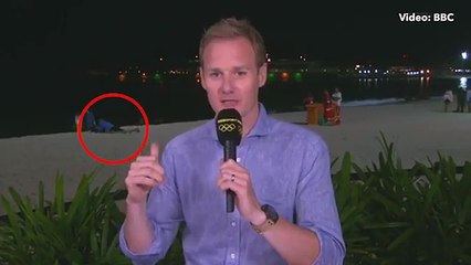 Un journaliste de la BBC très professionnel dans une situation très délicate