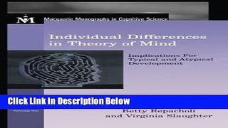 Books Individual Differences in Theory of Mind: Implications for Typical and Atypical Development