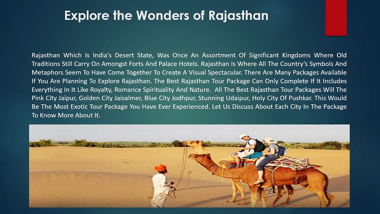 Discover the Wonders of Rajasthan with All the best Rajasthan tour packages