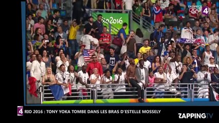 JO 2016 - Boxe : Tony Yoka fête sa médaille d'or dans les bras de sa compagne Estelle Mossely (Vidéo)