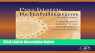 Ebook Psychiatric Rehabilitation, Third Edition Free Online