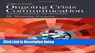 Books Ongoing Crisis Communication: Planning, Managing, and Responding Full Online