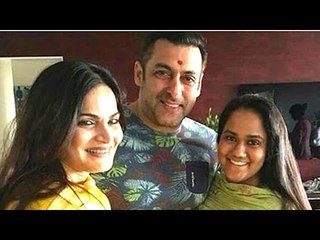 Salman Khan Raksha Bandhan 2016 - Takes Sisters Arpita & Alvira Khan To Watch Movie