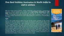 some best holiday destination in North India to visit in winters