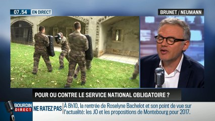 Brunet & Neumann: Est-il concevable de mettre en place un service national obligatoire ? - 22/08