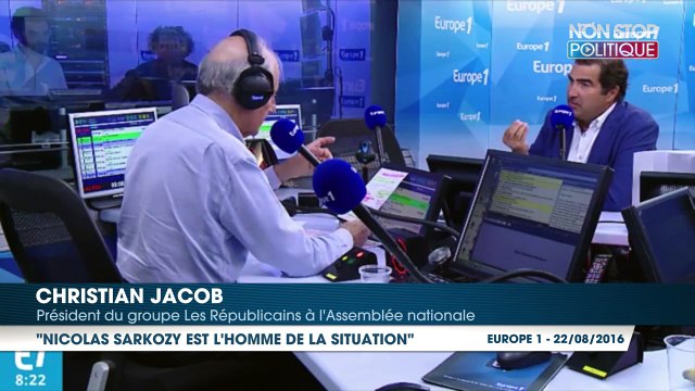 Présidentielle 2017 : Christian Jacob encense Nicolas Sarkozy