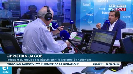 Présidentielle 2017 : Christian Jacob encense Nicolas Sarkozy