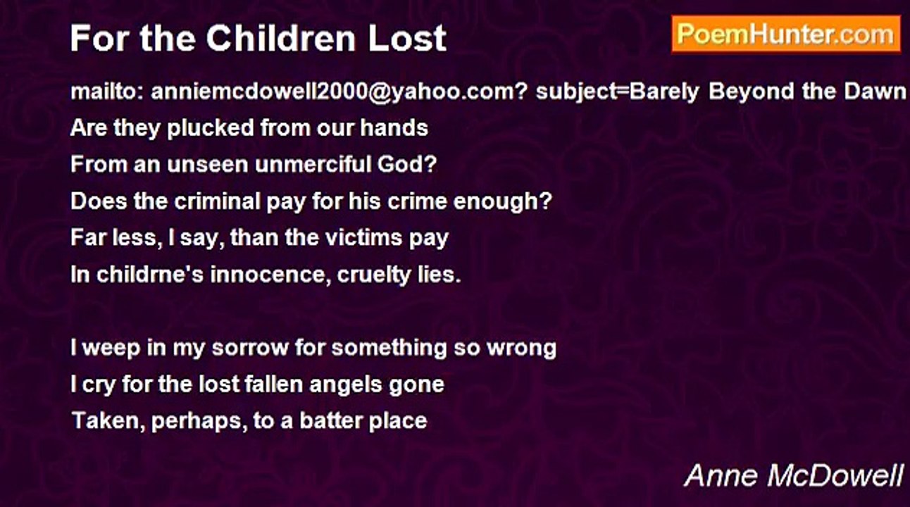 To my stillborn child