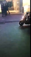 Sexy girl in the middle night