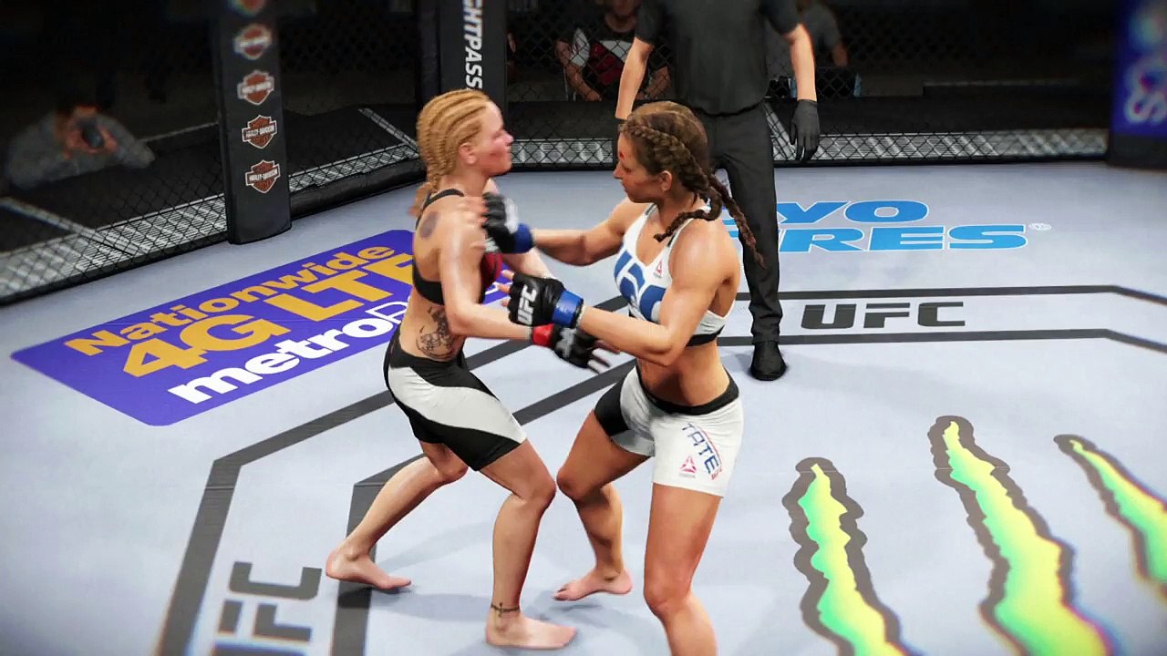 UFC 2 2016 GAME BANTAMWEIGHT UFC BOXING MMA CHAMPION FIGHT GIRLS  ● VALENTINA SHEVCHENKO VS MIESHA TATE