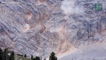 Les images d'un impressionnant glissement de terrain en Italie