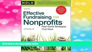 Full [PDF] Downlaod  Effective Fundraising for Nonprofits: Real-World Strategies That Work  READ