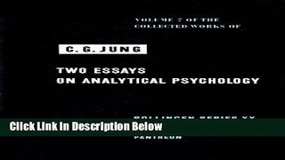 Ebook Two Essays on Analytical Psychology (Collected Works of C.G. Jung, Volume 7) Full Online