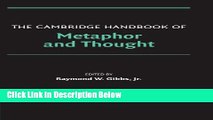 Books The Cambridge Handbook of Metaphor and Thought (Cambridge Handbooks in Psychology) Full Online