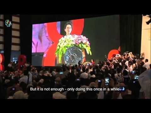 Burmese came together to mark the democracy movement`s anniversary
