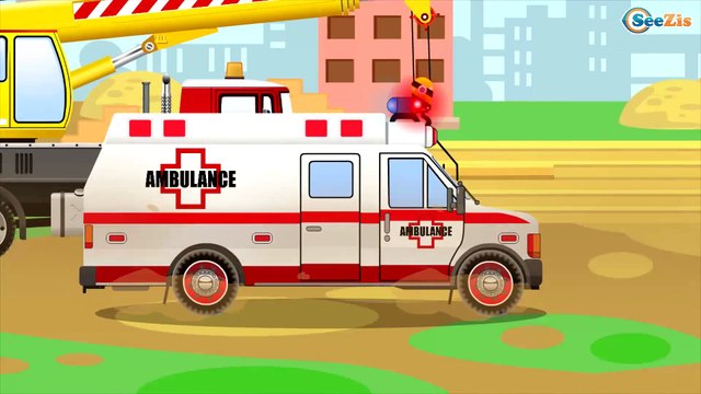 Мультики про машинки - Экскаватор и Кран - Строительные машинки - Машинки для детей