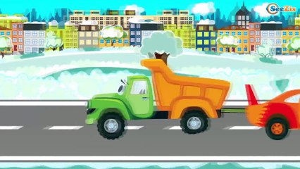 The Police Car with The Fire Truck & The Ambulance - Emergency Vehicles | Cartoons for children