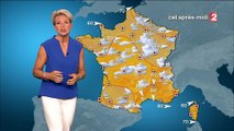météo  France2  présentée par Nathalie Rihouet du 22 Août 2016