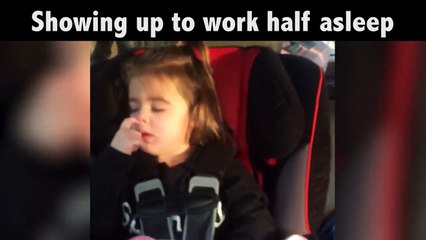 Funny Girl Has Productive Nap Time