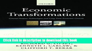 [PDF] Economic Transformations: General Purpose Technologies and Long-Term Economic Growth Full
