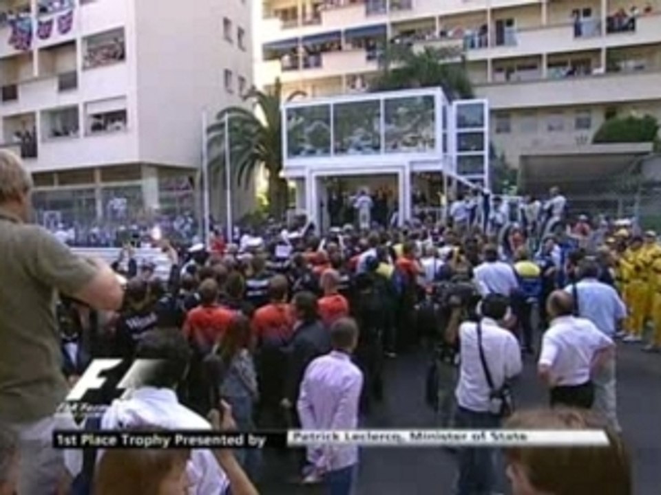 2005- Monaco- Podium, victoire de Kimi Raikkonen