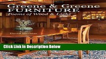 [Best] Greene   Greene Furniture: Poems of Wood   Light Free Books