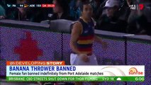 Incident raciste en Australie: Une spectatrice jette une banane en direction d'un joueur aborigène