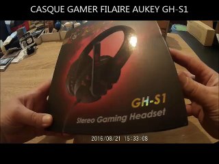casque gamer filaire Aukey GH-S1