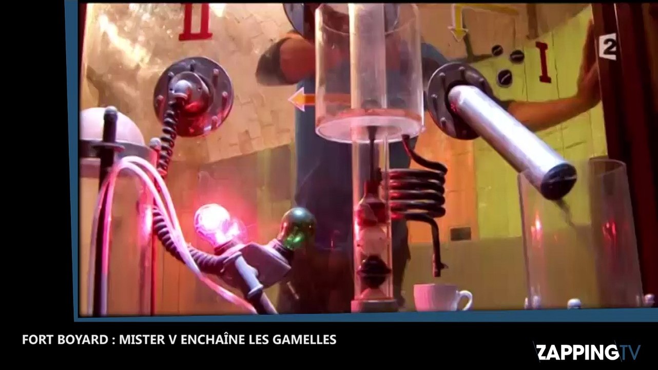 Mister V enchaîne les chutes dans une épreuve à Fort Boyard