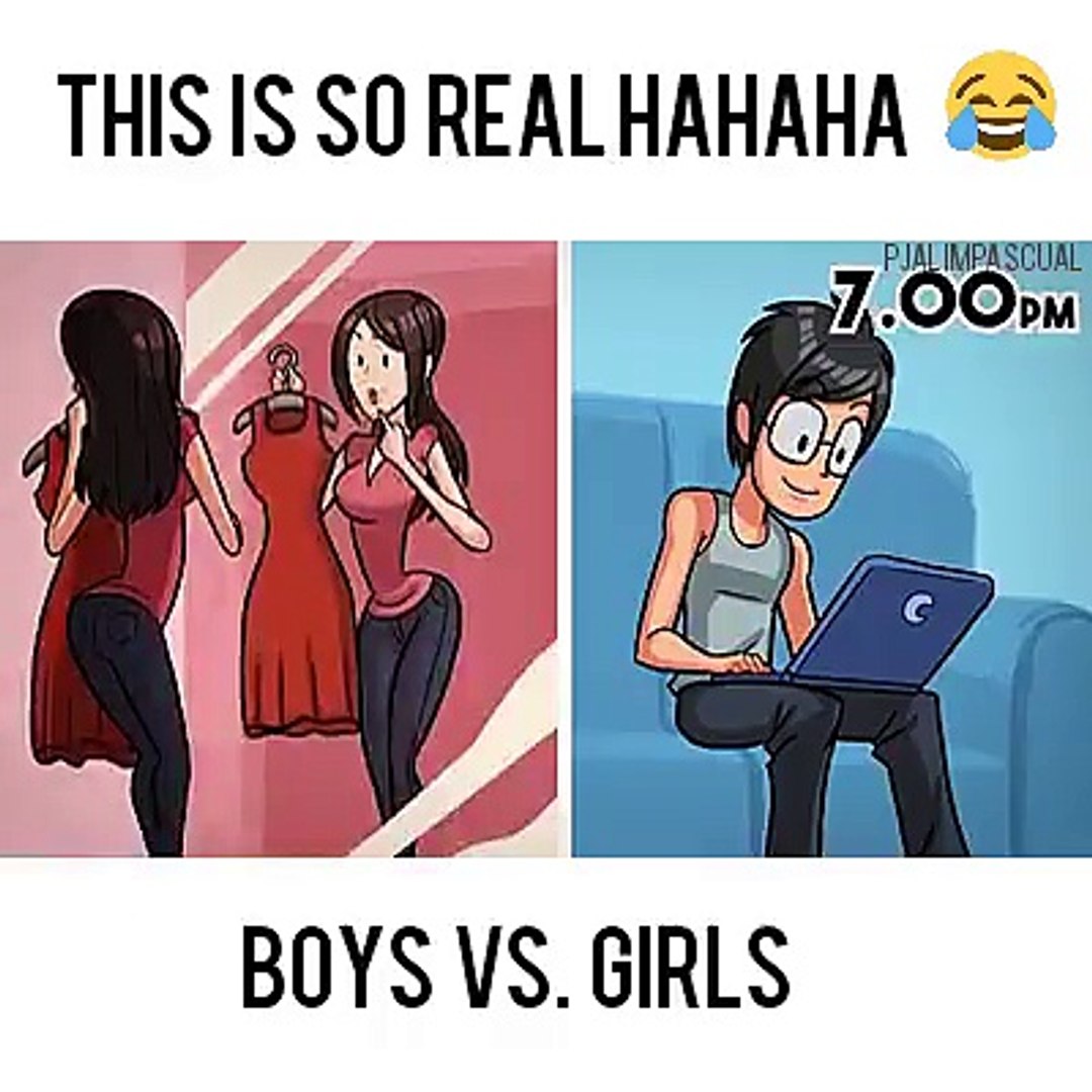 Boys Vs Girls A Funny Comparisons Video Dailymotion