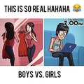 Boys Vs Girls - A funny comparisons