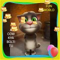 A cow chalti ka talking Tom and Angela very funny Hindi song must watch