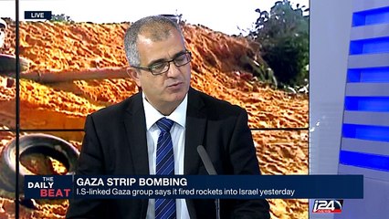 I.S-linked Gaza groups says it fired rockets into Israel yesterday