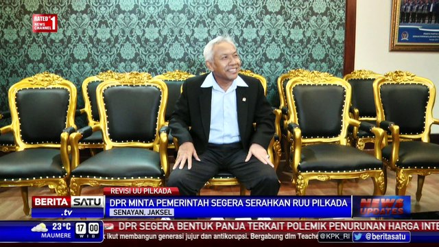 DPR Minta Pemerintah Segera Serahkan RUU Pilkada