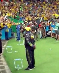 Neymar loses his cool with fan after Olympic success