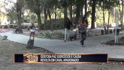 E quando uma loira toda gostosa se mete entre um casal